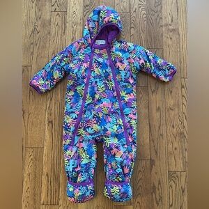 18M MEC Bundle Up Floral Bunting Snowsuit